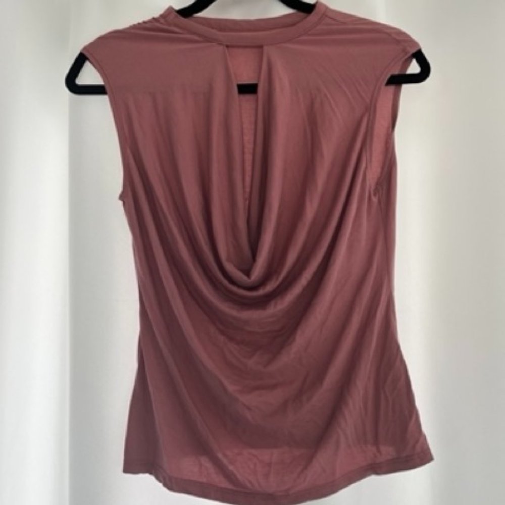 Deep Cowl-neck Tank Top